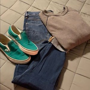 American Eagle Super Hi-Rise Jeggings Crop